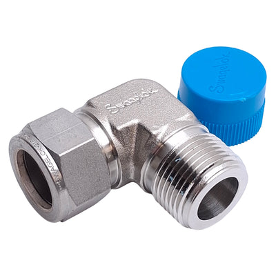 New – Open box Swagelok SS-1210-2-12 Male Elbow Fitting 90°, 3/4in NPT to 3/4in OD Tube