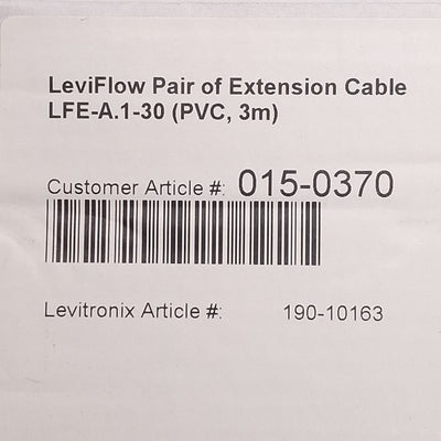 New Levitronix LFE-A.1-30 190-10163 Leviflow Extension Cable Pair, IP65, 3m Length