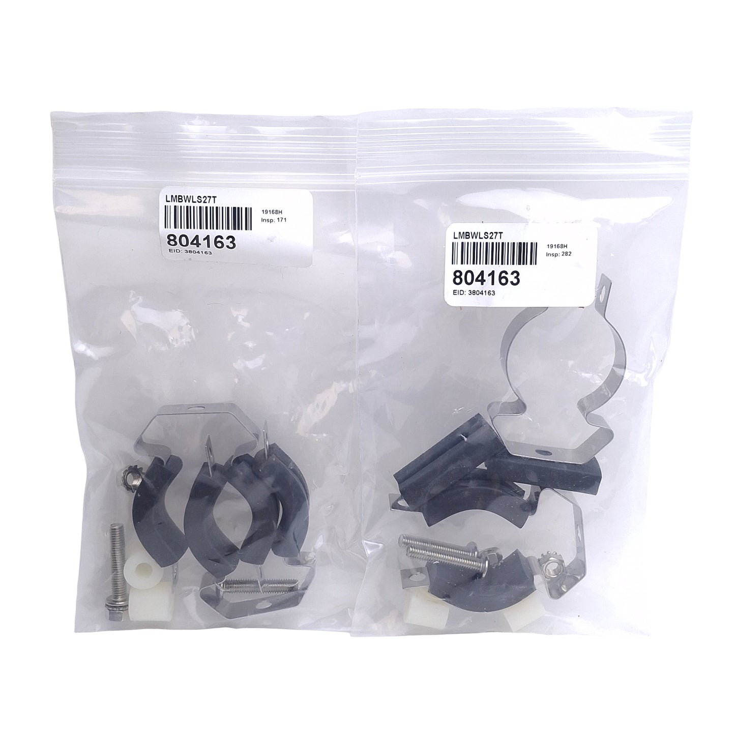 New Lot of 2 Banner LMBWLS27T 804163 Clamp Mounting Bracket Kit for WLS27 LED Strip