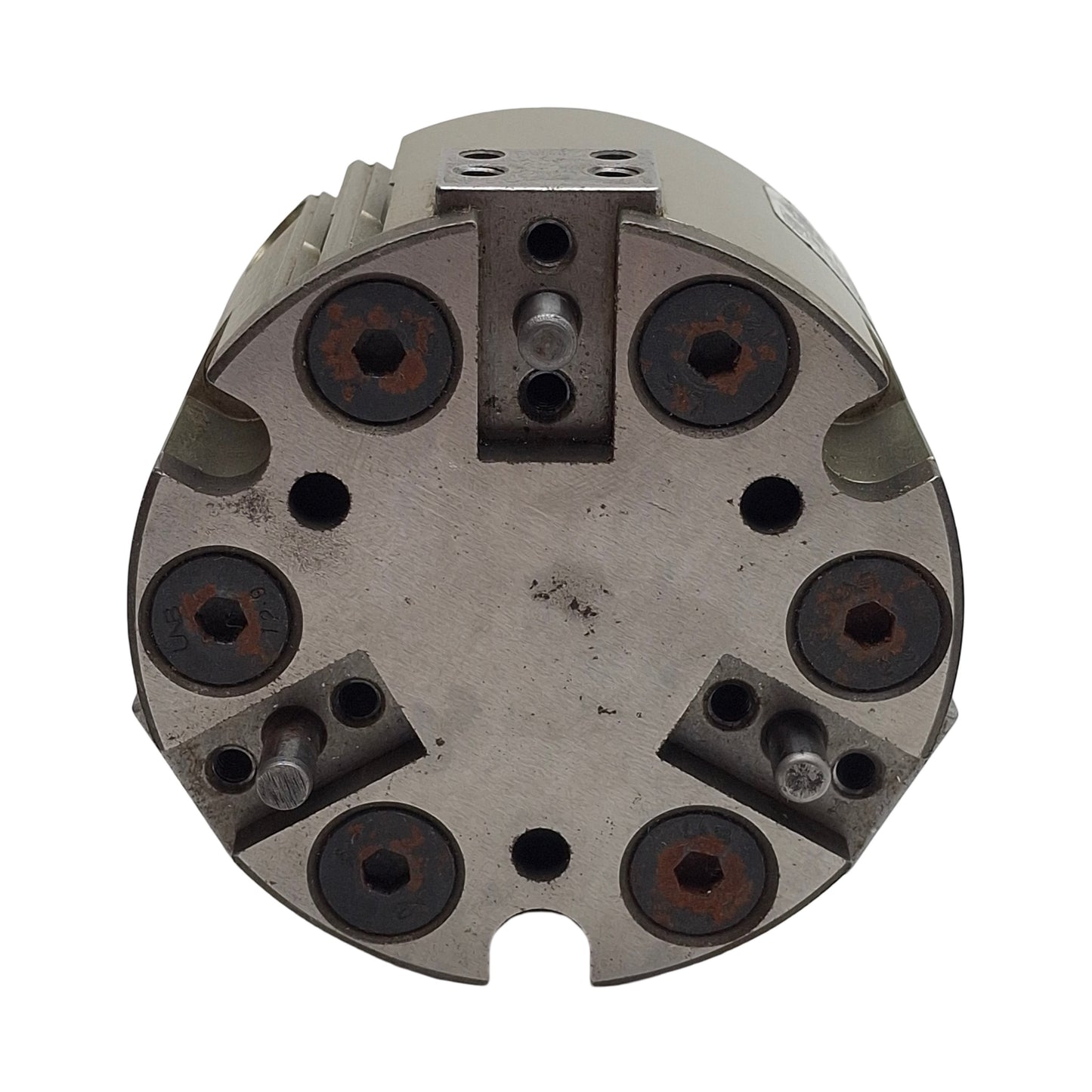 Used Robohand RPC-320 Parallel Gripper 3-Jaw, ø2in Bore, 0.4in Stroke, 300lbf, 100psi