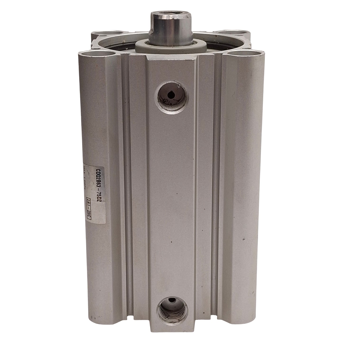 Used SMC CDQ2B63-75DZ Compact Cylinder, ø63mm Bore, 75mm Stroke, 1.0MPa, Rc1/4