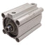 Used SMC CDQ2B63-75DZ Compact Cylinder, ø63mm Bore, 75mm Stroke, 1.0MPa, Rc1/4