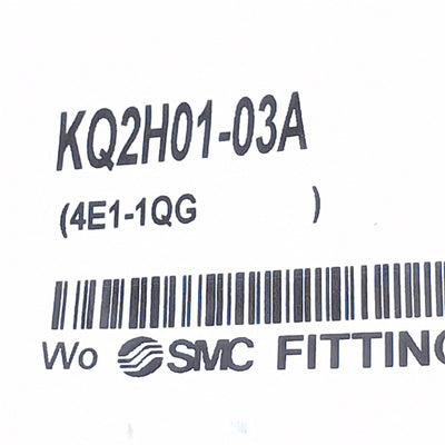 New Lot of 10 SMC KQ2H01-03A Straight Pneumatic Fitting 13.3mm, ø1/8in ø5/32in OD