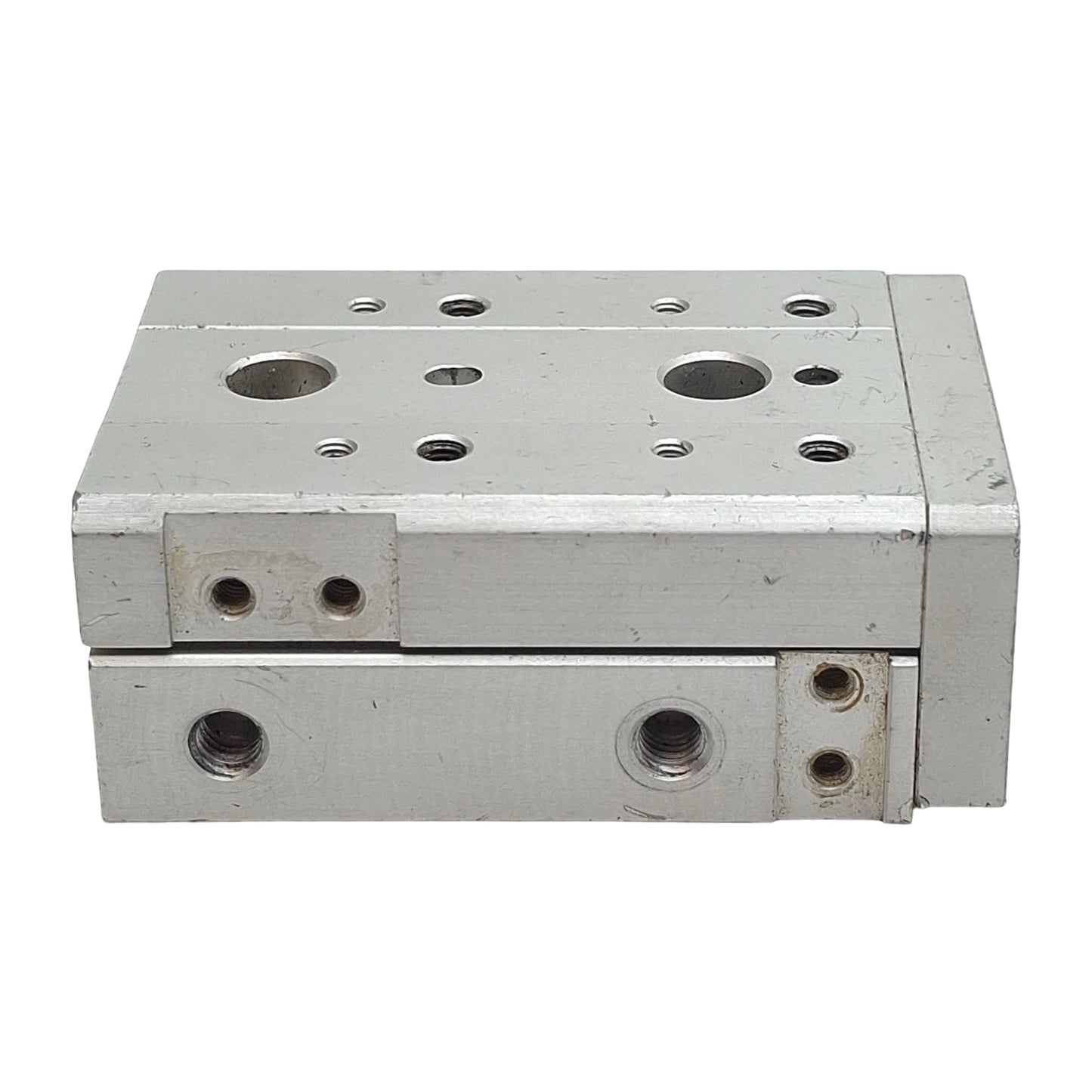 Used SMC MXS8-20 Pneumatic Precision Slide Table, ø8mm Bore, 20mm Stroke, 0.7MPa, M5