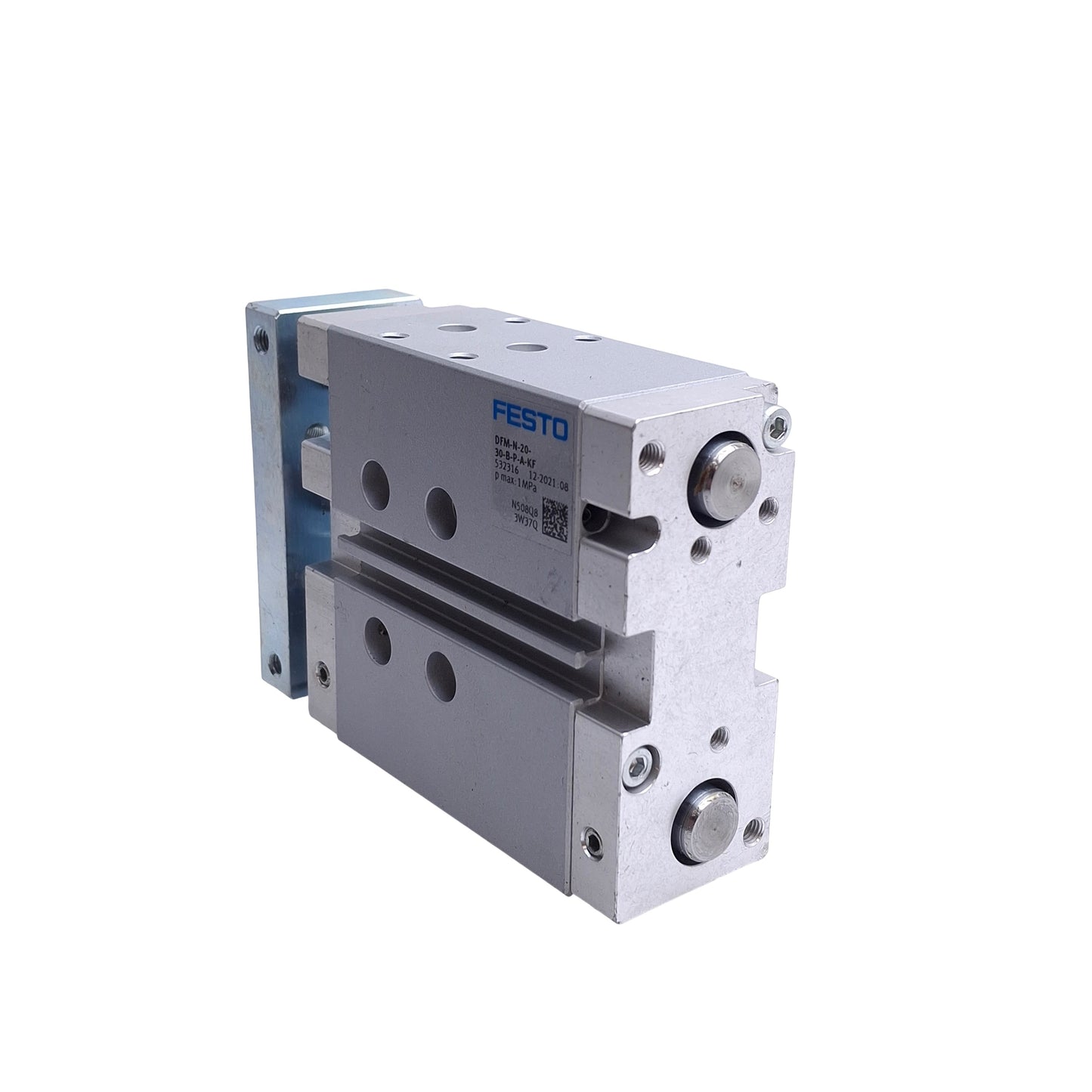 Used Festo DFM-N-20-30-B-P-A-KF Guided Drive, ø20mm Bore, 30mm Stroke, M5 Ports