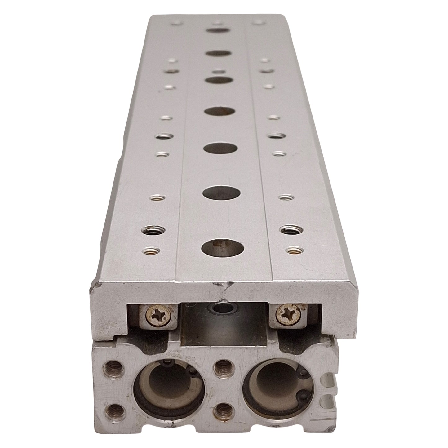 Used SMC MXS16L-125 Pneumatic Slide Table, ø16mm Bore, 125mm Stroke, 0.15-0.7MPa, M5