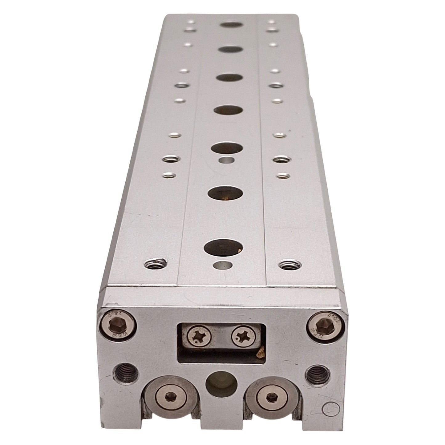 Used SMC MXS16L-125 Pneumatic Slide Table, ø16mm Bore, 125mm Stroke, 0.15-0.7MPa, M5