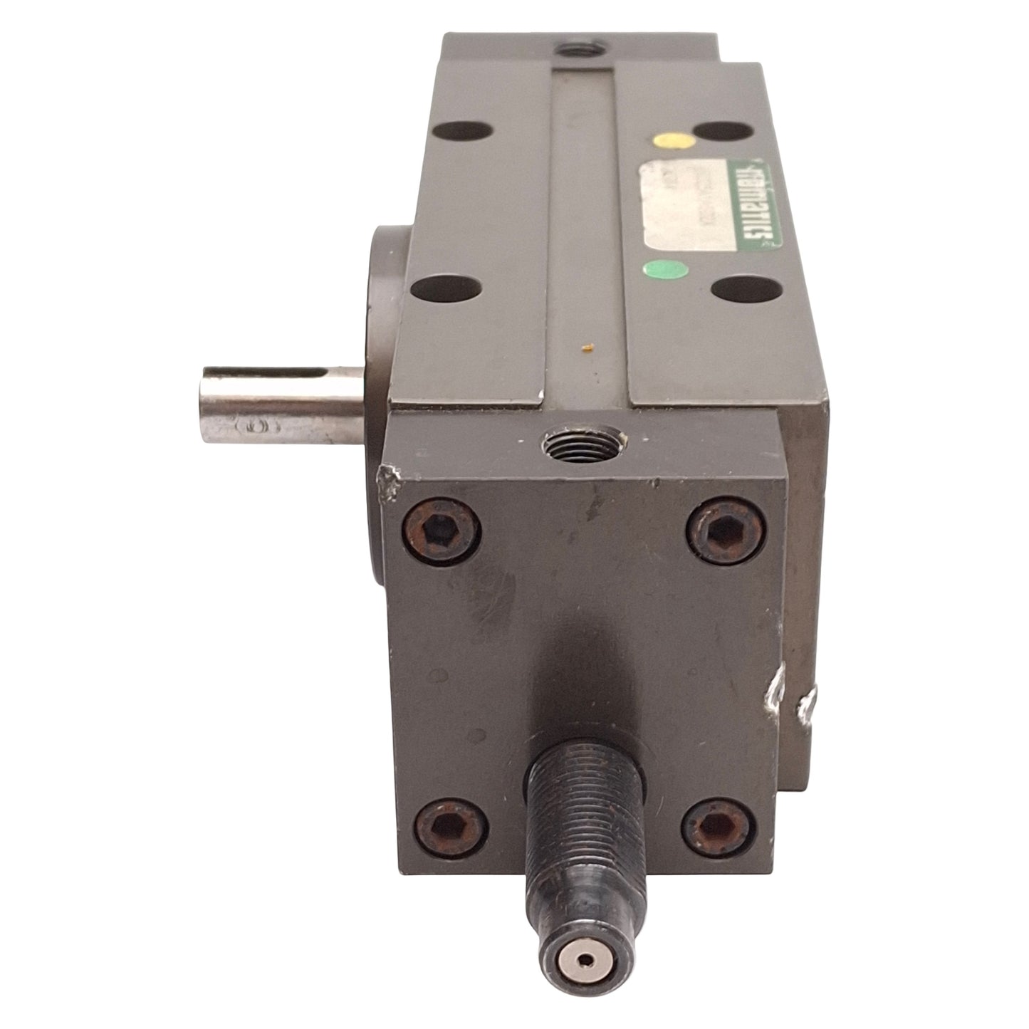 Used Numatics AR025A1A6D2X Rotary Actuator, 90-180°, 250psi, ø12mm Shaft, 1/8in NPT