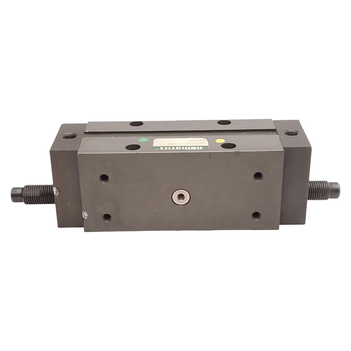 Used Numatics AR025A1A6D2X Rotary Actuator, 90-180°, 250psi, ø12mm Shaft, 1/8in NPT