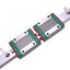 Used Hiwin MGN15C (2x) Miniature Linear Guideway Blocks w/ 15x280mm Rail, 5.59kN Max