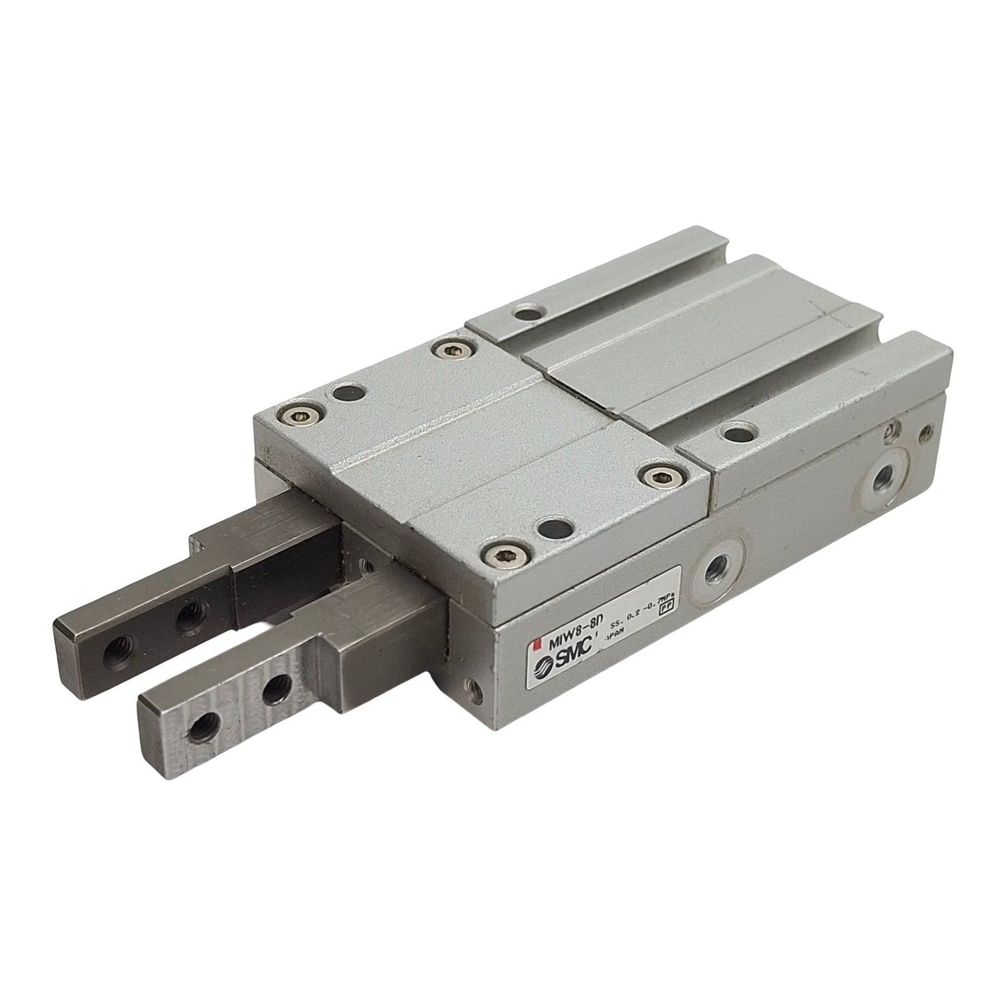 Used SMC MIW8-8D Pneumatic Escapement, ø8mm Bore, 8mm Stroke, 0.2-0.7MPa, M3 x 0.5
