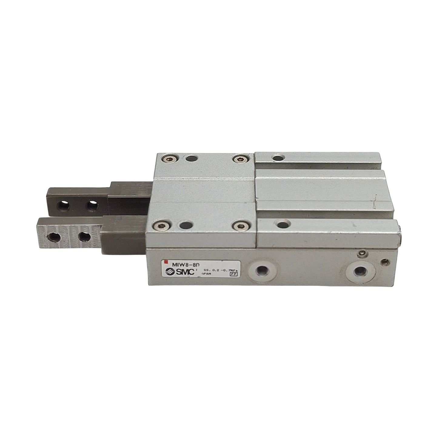 Used SMC MIW8-8D Pneumatic Escapement, ø8mm Bore, 8mm Stroke, 0.2-0.7MPa, M3 x 0.5