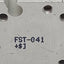 Used Bimba FST-041 Square Flat-1 Cylinder, ø3/4in Bore, 1in Stroke, #10-32, 150psi