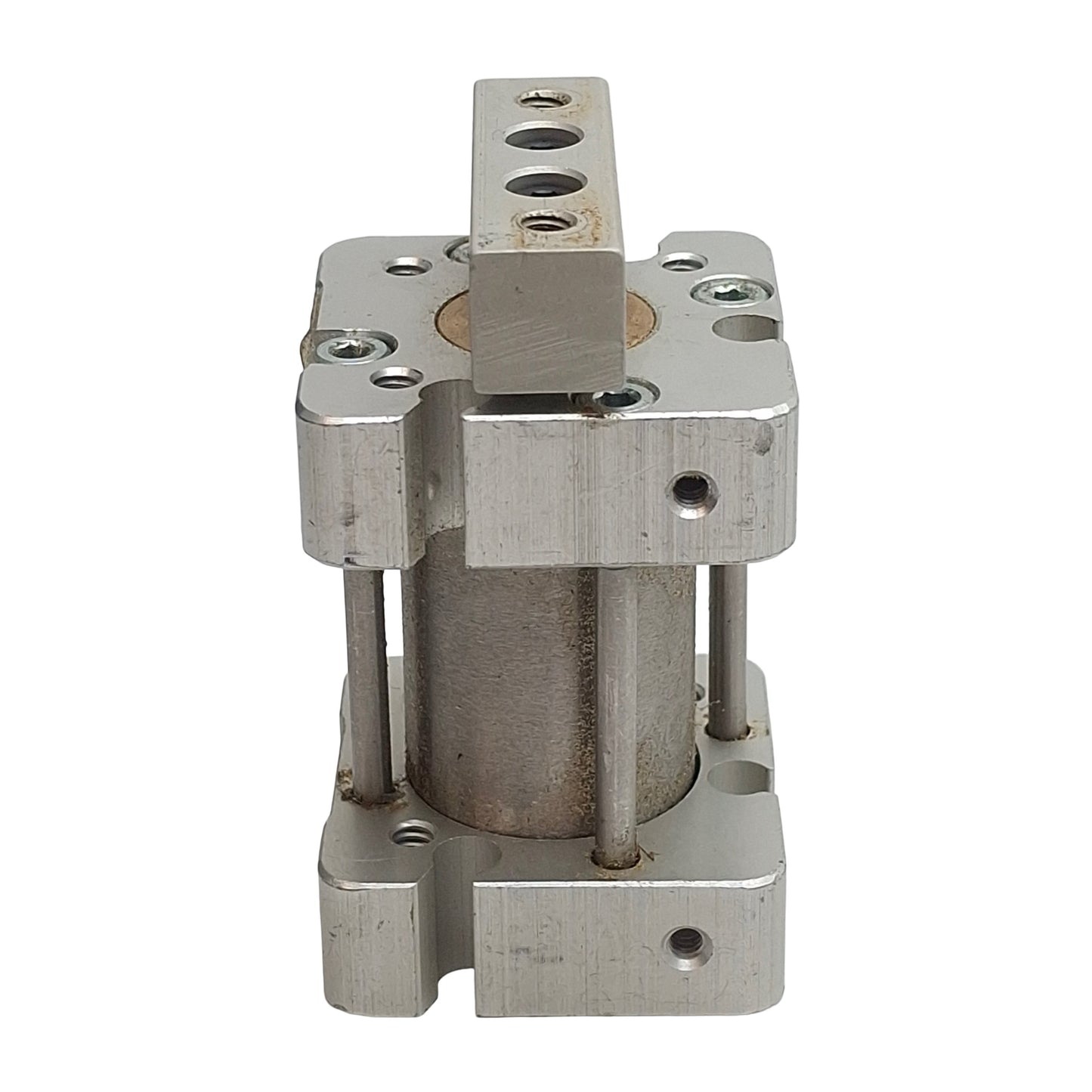 Used Bimba FST-041 Square Flat-1 Cylinder, ø3/4in Bore, 1in Stroke, #10-32, 150psi