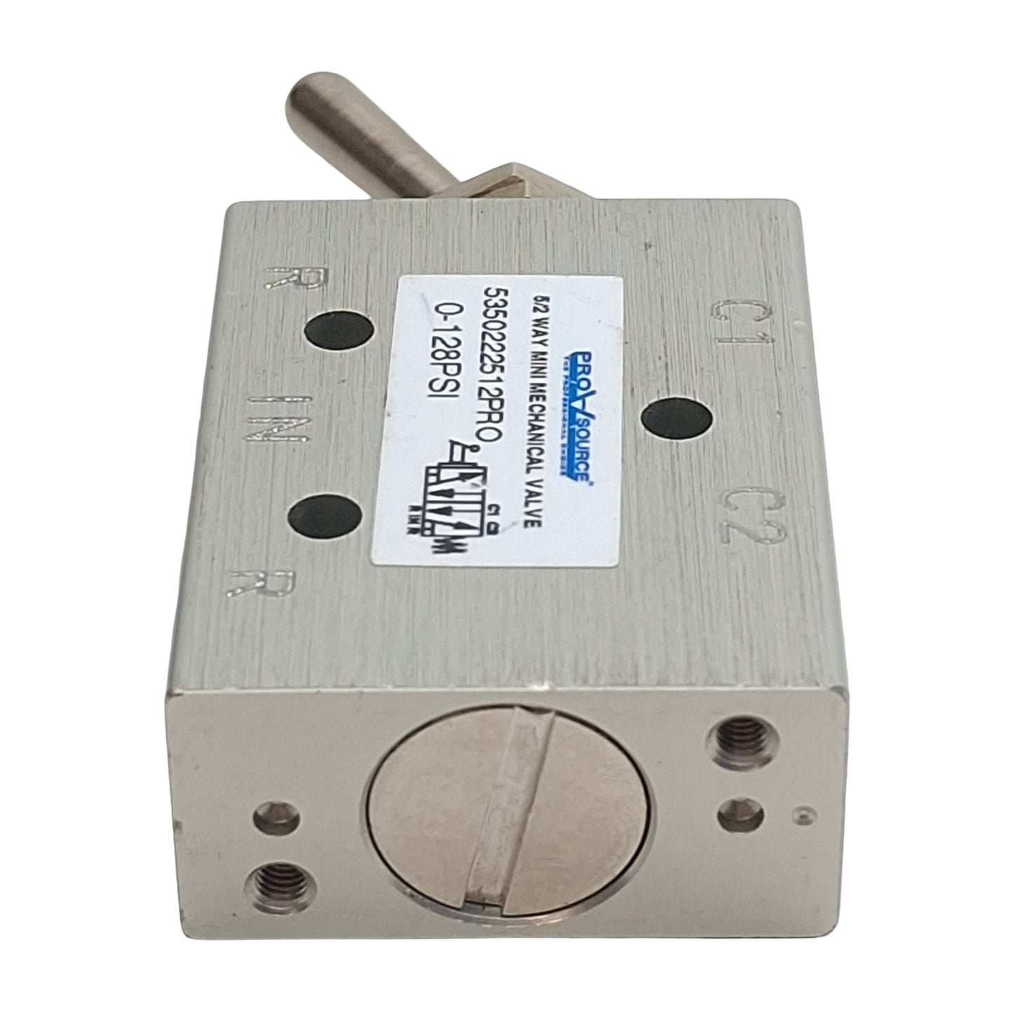 Used Pro-Source 5350222512PRO Toggle Valve, 5/2-Way, 1/8in NPT, 0-128psi, 0.34Cv