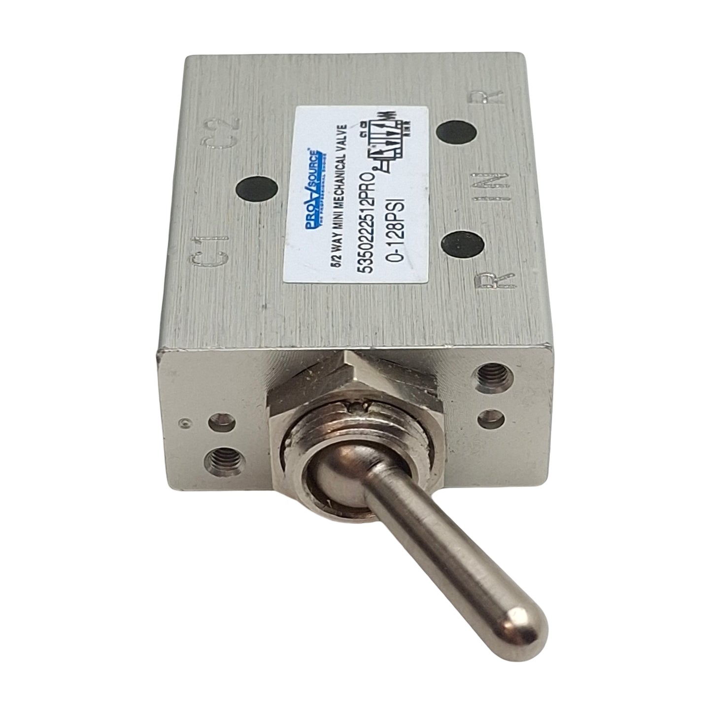 Used Pro-Source 5350222512PRO Toggle Valve, 5/2-Way, 1/8in NPT, 0-128psi, 0.34Cv
