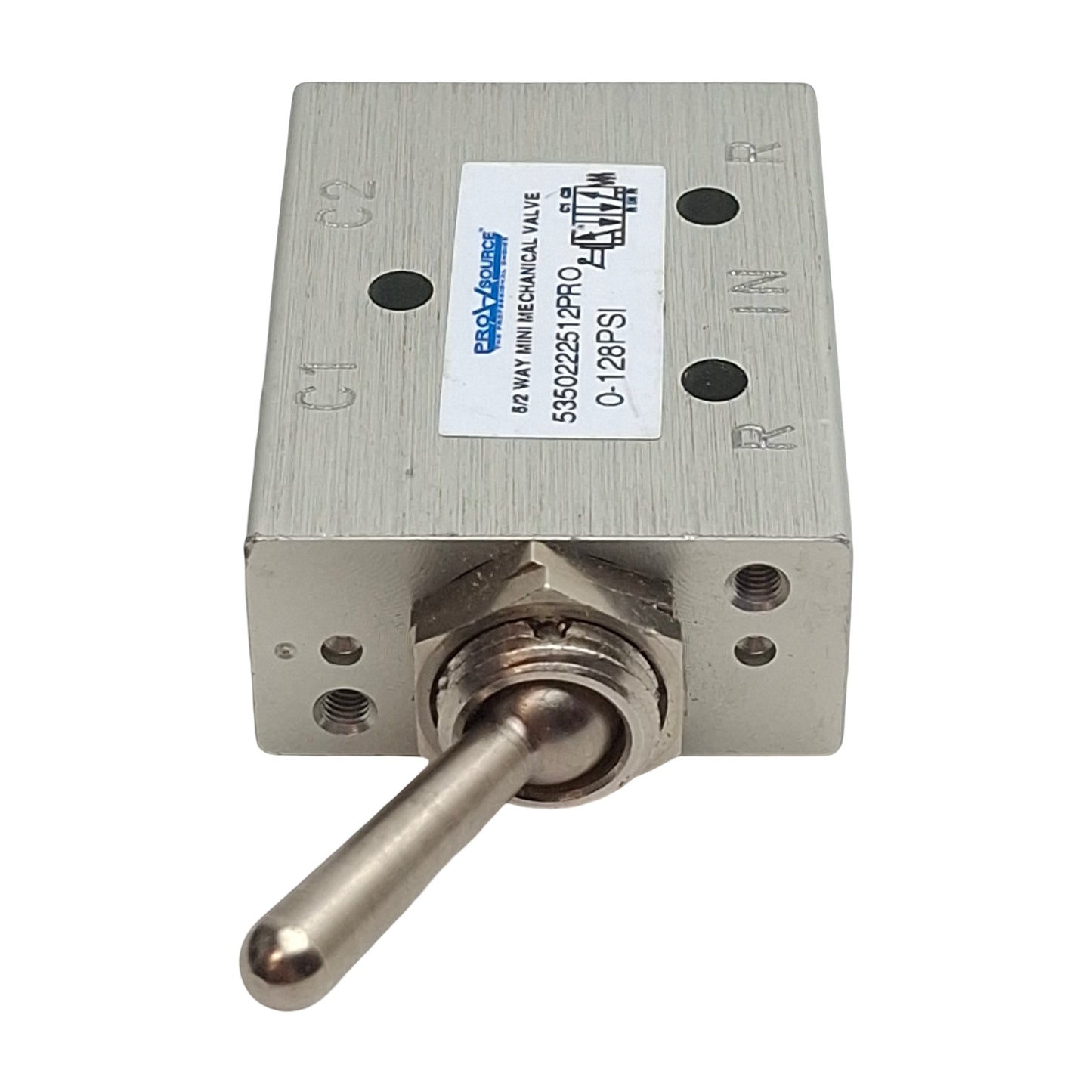 Used Pro-Source 5350222512PRO Toggle Valve, 5/2-Way, 1/8in NPT, 0-128psi, 0.34Cv