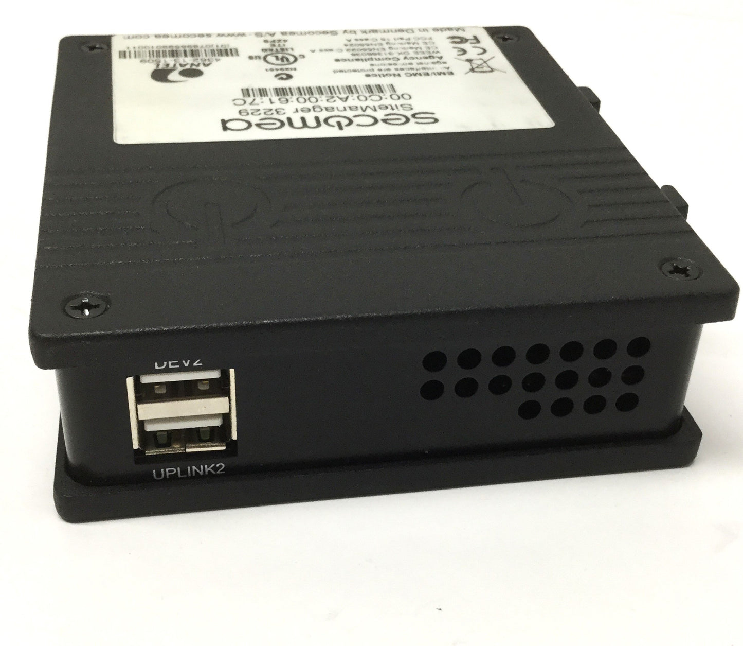 Used Secomea SiteManager 3229 Secure Remote Industrial Gateway, USB, RS232, Ethernet