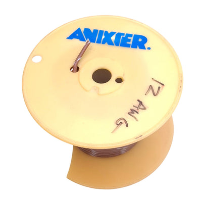 Used Anixter 1015BC-12/65-1 Copper Hookup Wire, 12AWG, 600V Max, 150ft Length