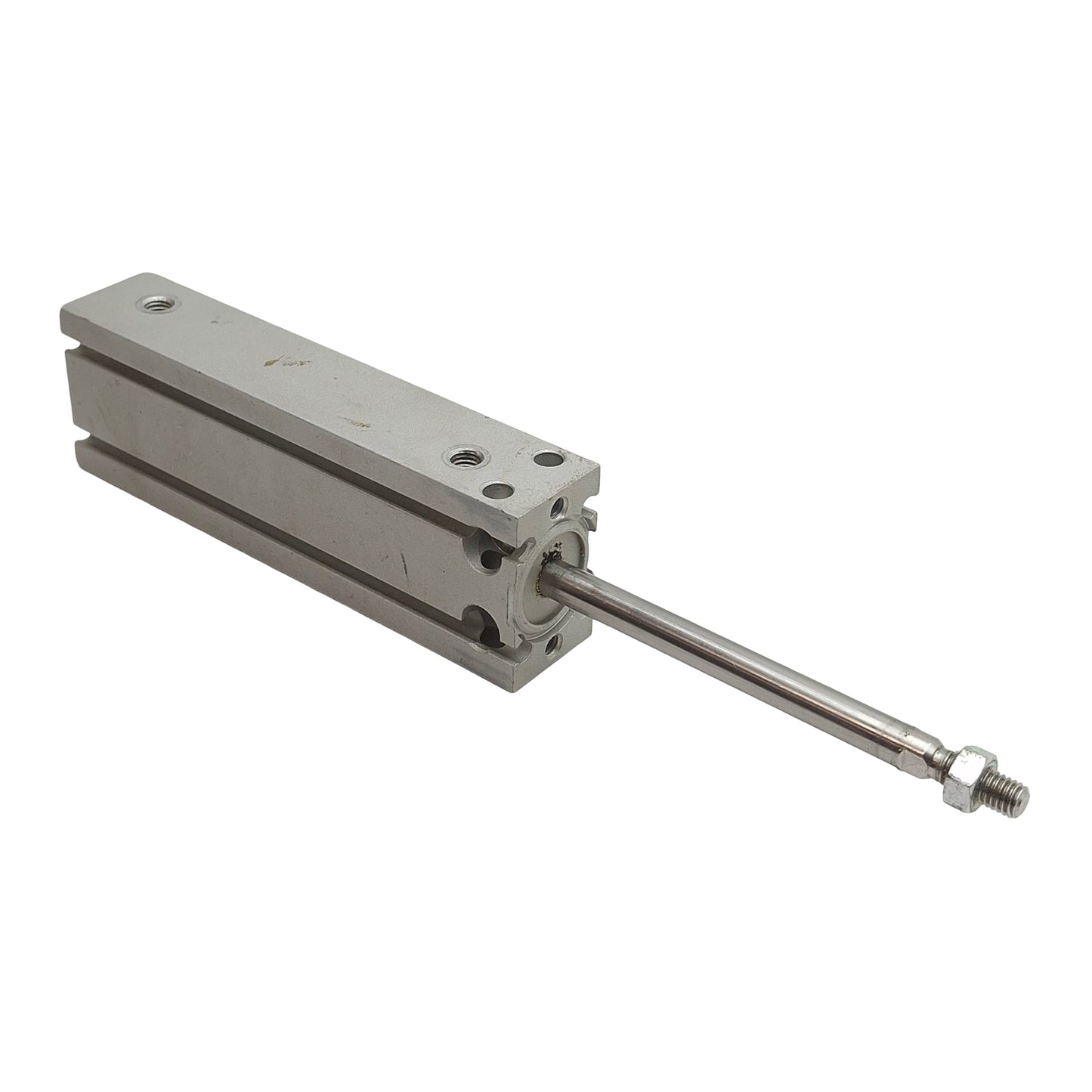 Used SMC CDU16-60D Pneumatic Compact Cylinder, ø16mm, 60mm Stroke, 0.7MPa, M5 x 0.8