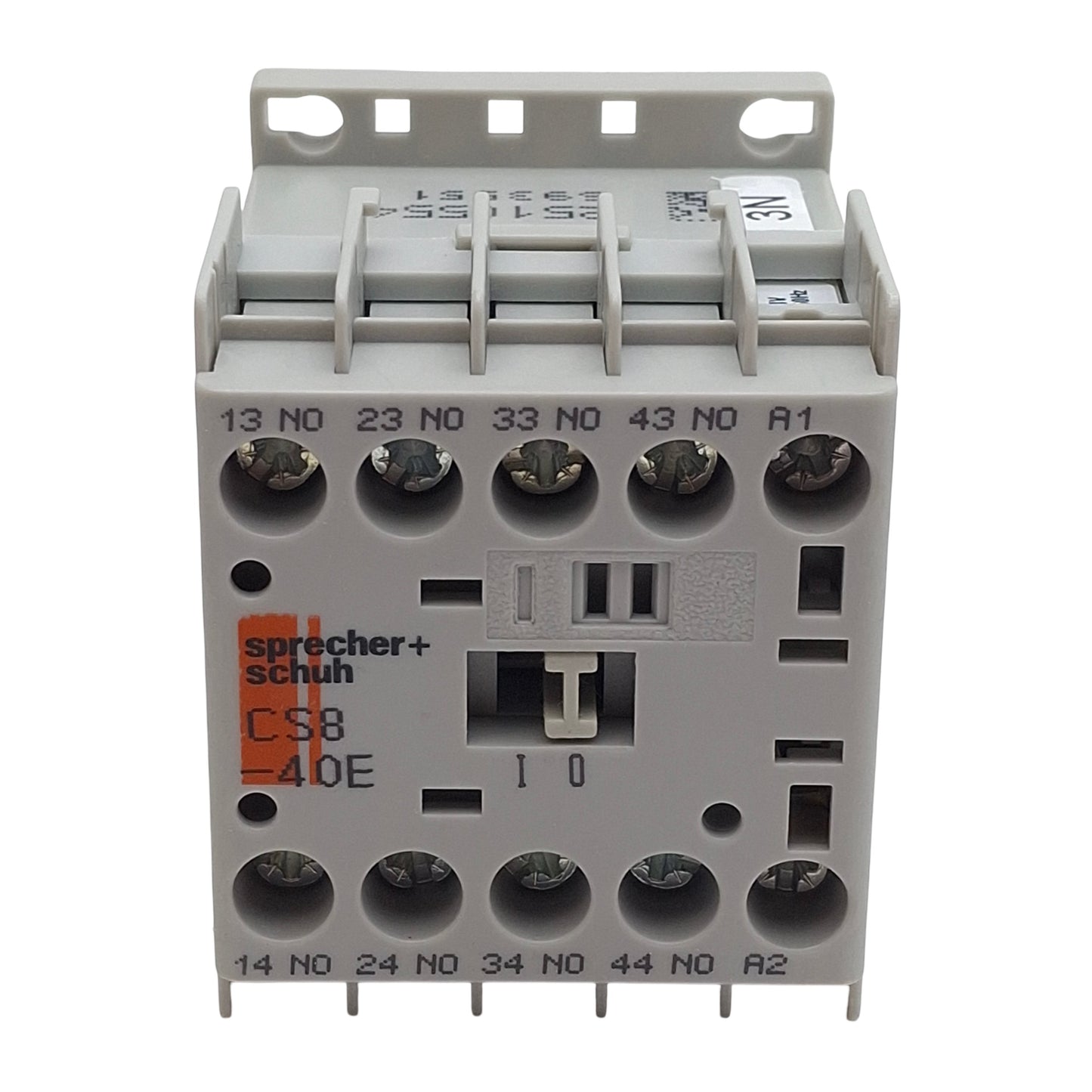 New Sprecher+Schuh CS8-40E-24Z Control Relay, 4N.O., 10A 600VAC, 24VDC Coil