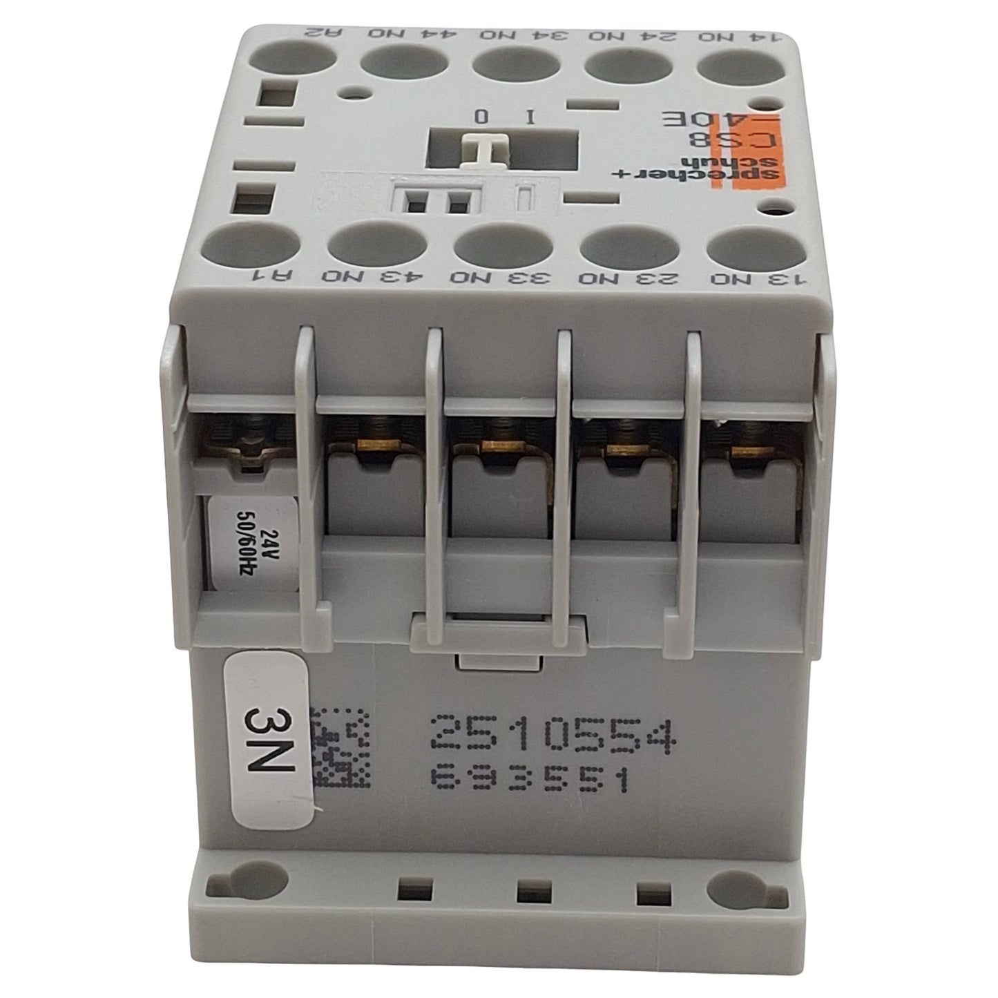 New Sprecher+Schuh CS8-40E-24Z Control Relay, 4N.O., 10A 600VAC, 24VDC Coil