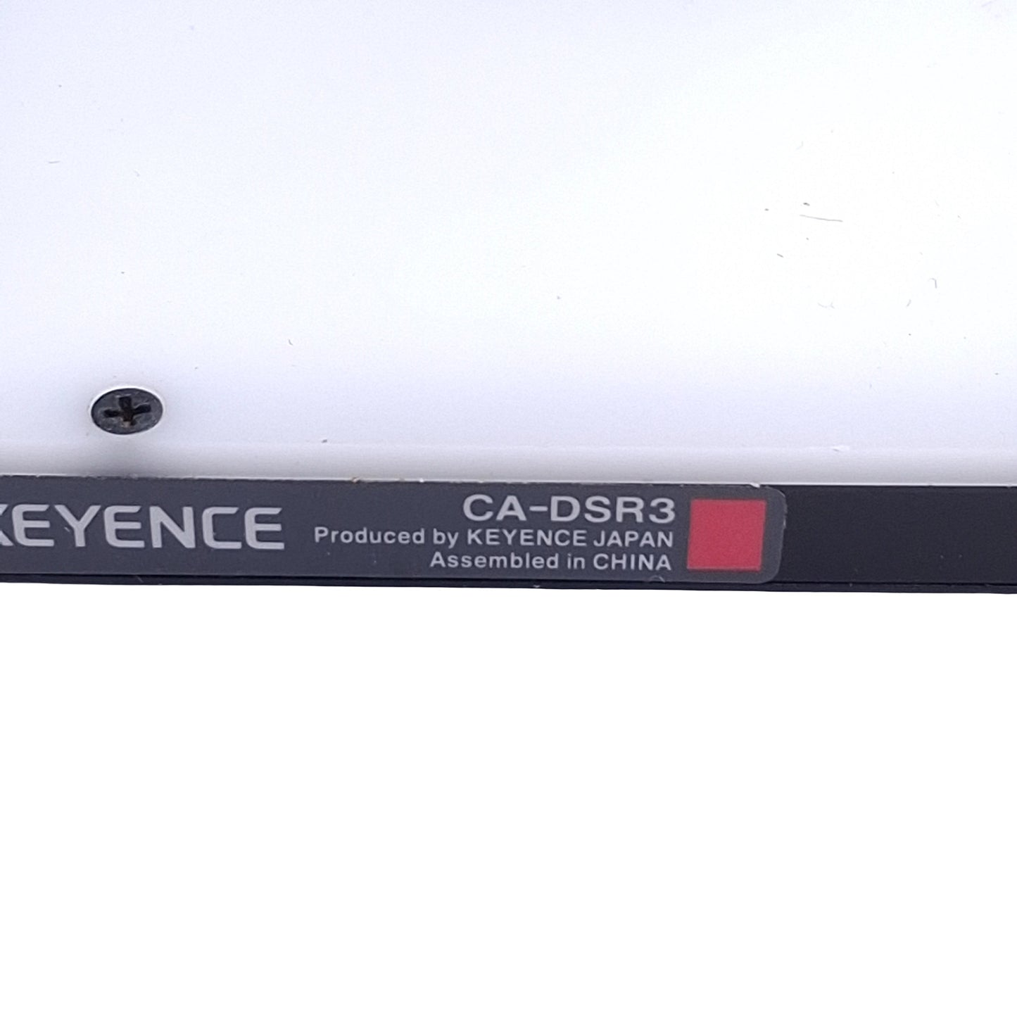 Used Keyence CA-DSR3 Machine Vision LED Backlight, Red, 12VDC 3.6W, 63mm x 32mm