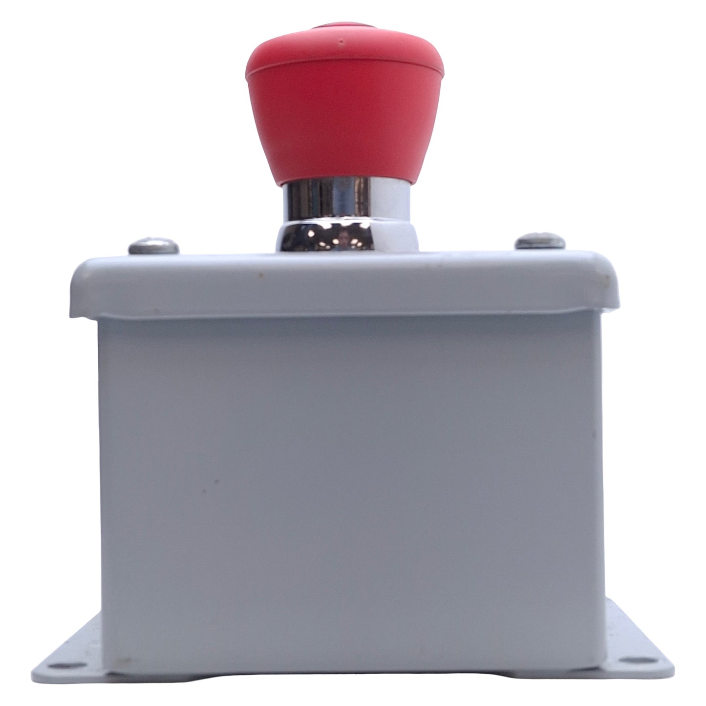 Used Hoffman E1PBG Enclosure with Illuminated E-Stop Maintained 1NO + 2NC, 24VAC/DC