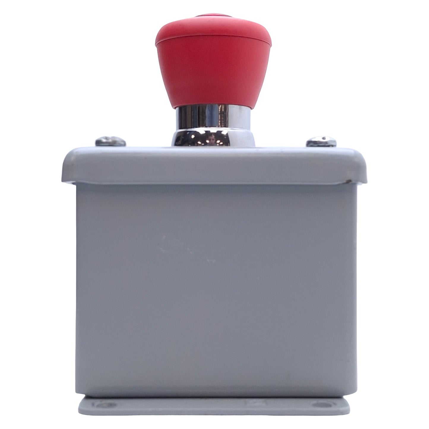 Used Hoffman E1PBG Enclosure with Illuminated E-Stop Maintained 1NO + 2NC, 24VAC/DC