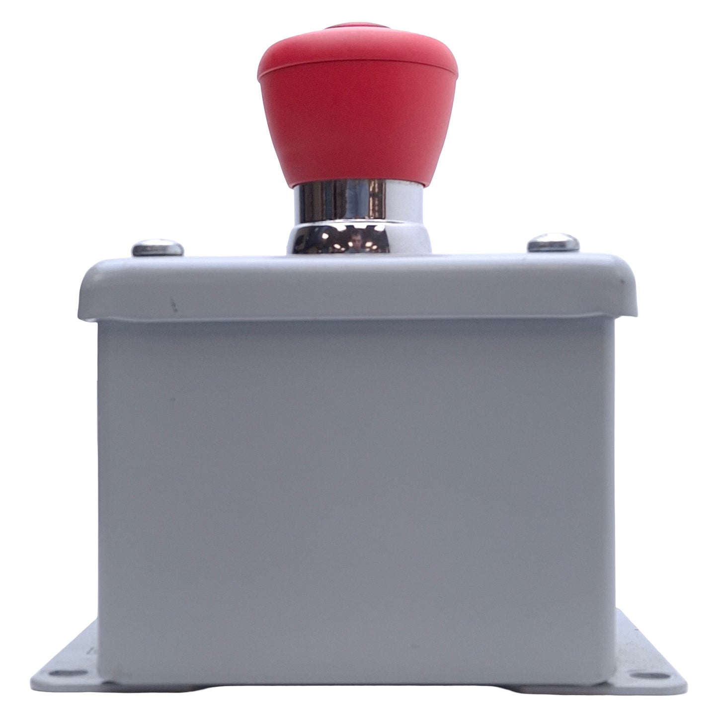 Used Hoffman E1PBG Enclosure with Illuminated E-Stop Maintained 1NO + 2NC, 24VAC/DC