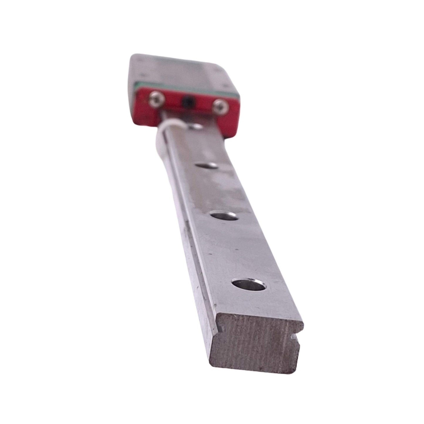 Used Hiwin MGN15HH Linear Motion Guideway Block w/ 15x230mm Rail, 5.59kN Max