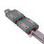 Used Hiwin MGN12C (2x) Miniature Linear Guideway Blocks w/ 12x125mm Rail, 3.92kN Max
