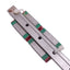 Used Hiwin MGN12C (2x) Miniature Linear Guideway Blocks w/ 12x125mm Rail, 3.92kN Max