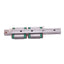 Used Hiwin MGN12C (2x) Miniature Linear Guideway Blocks w/ 12x125mm Rail, 3.92kN Max
