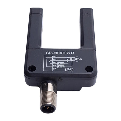 Used Banner SLO30VB6YQ Slot Sensor, 30mm Width, 10-30VDC, NPN/PNP Bipolar