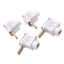 New Lot of 4 Allen Bradley 1492-AAT1LP Miniature Busbar Connectors, 1-Pole, 115A Max