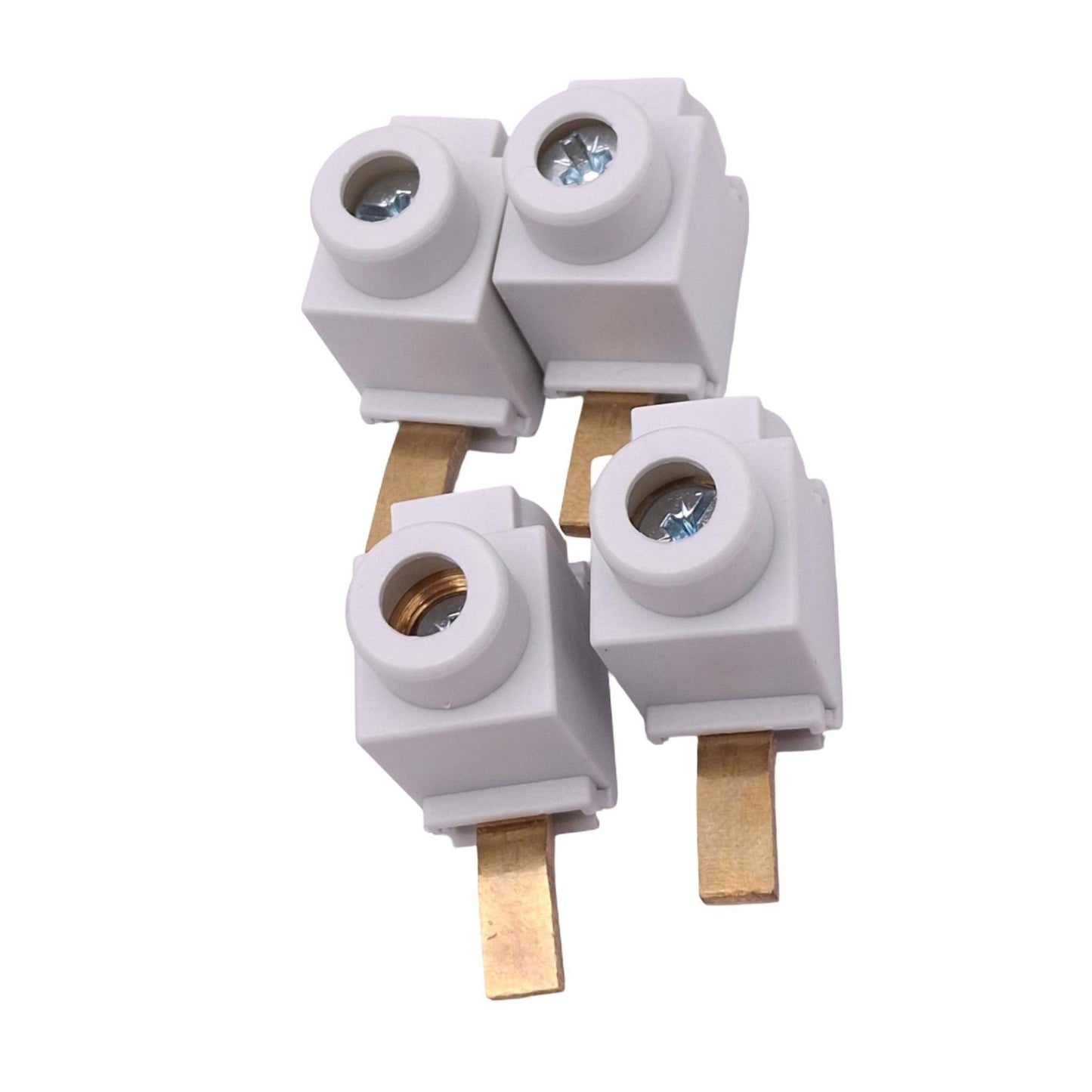 New Lot of 4 Allen Bradley 1492-AAT1LP Miniature Busbar Connectors, 1-Pole, 115A Max