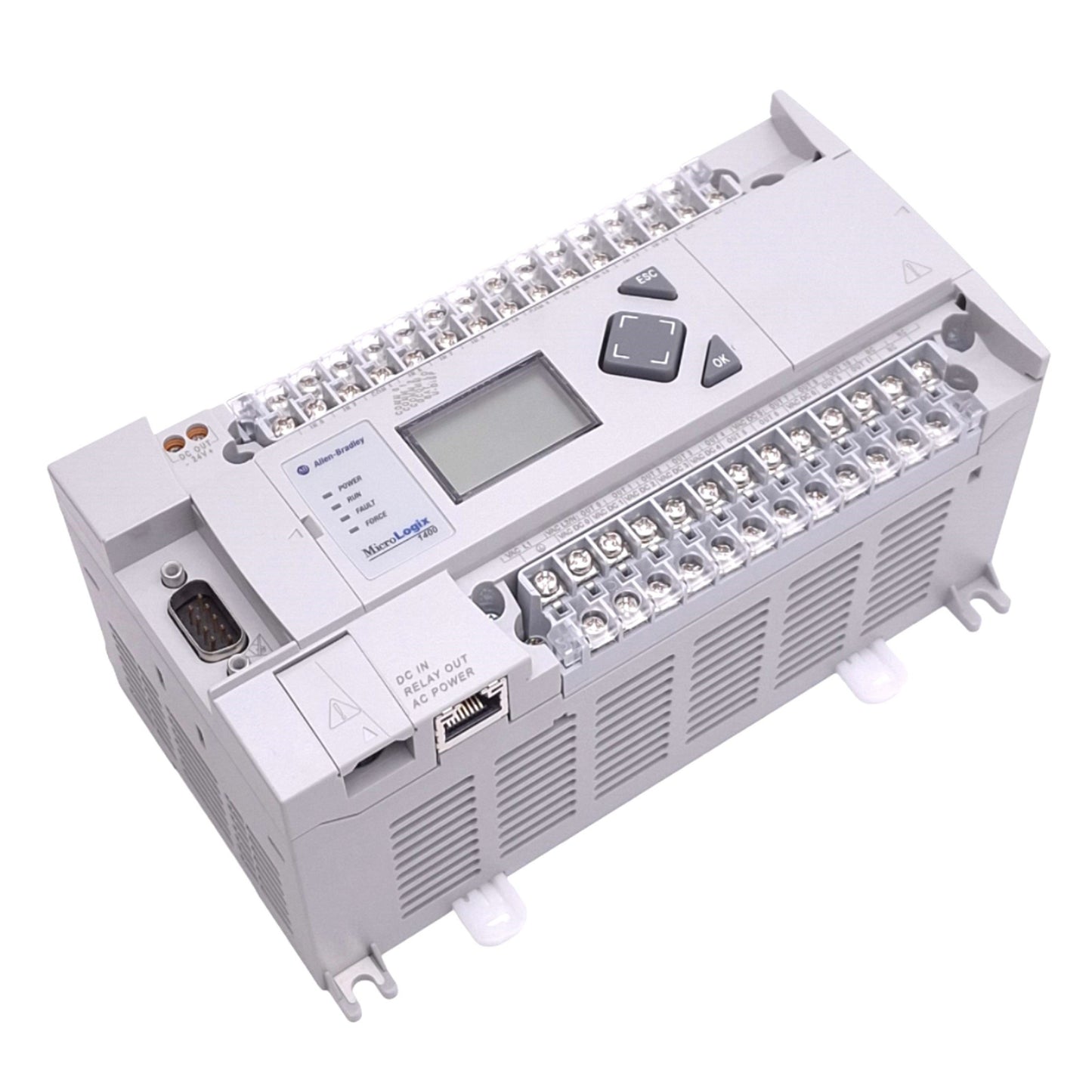 Used Allen Bradley 1766-L32BWA MicroLogix 1400 Controller, 32-Point, 1440VA Max