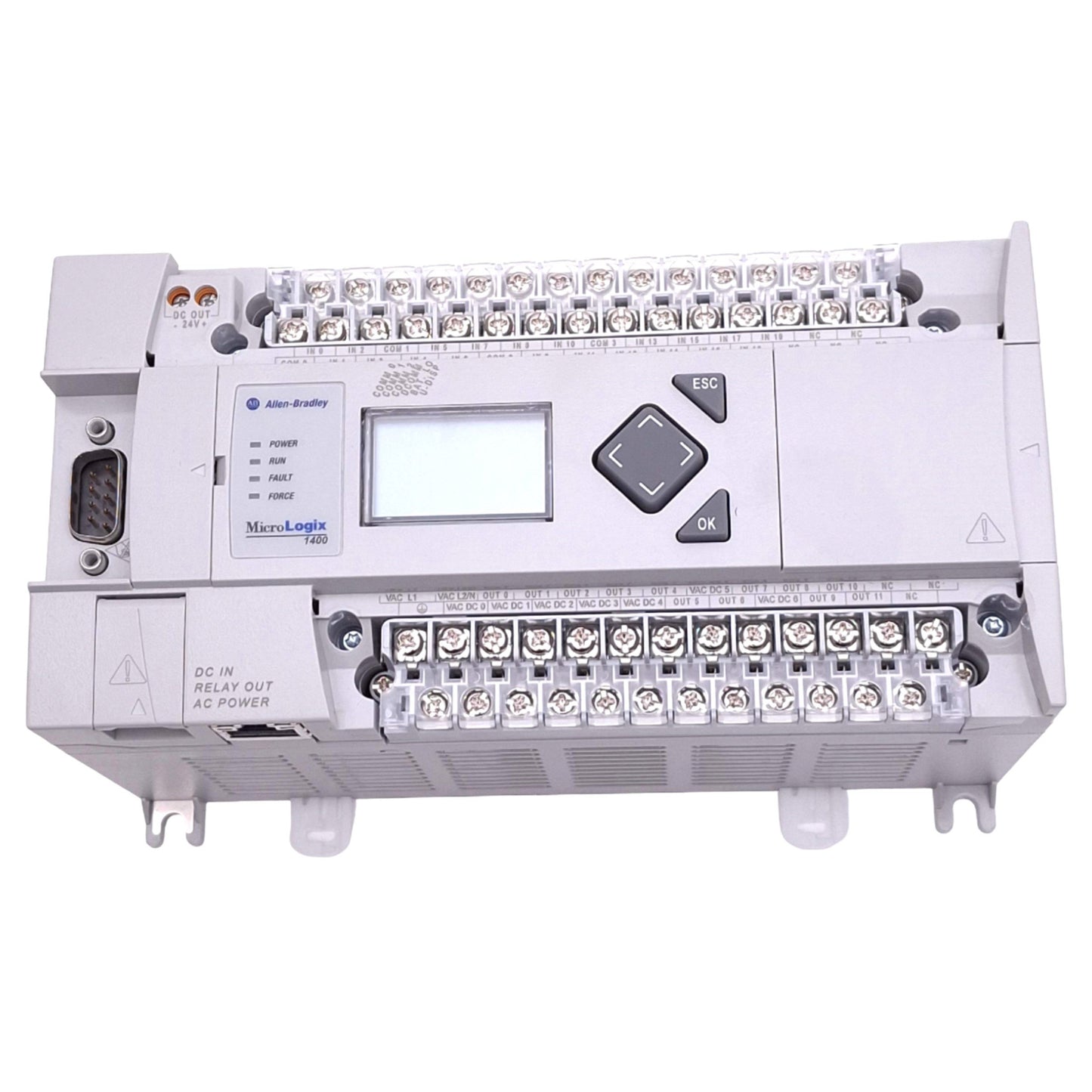 Used Allen Bradley 1766-L32BWA MicroLogix 1400 Controller, 32-Point, 1440VA Max