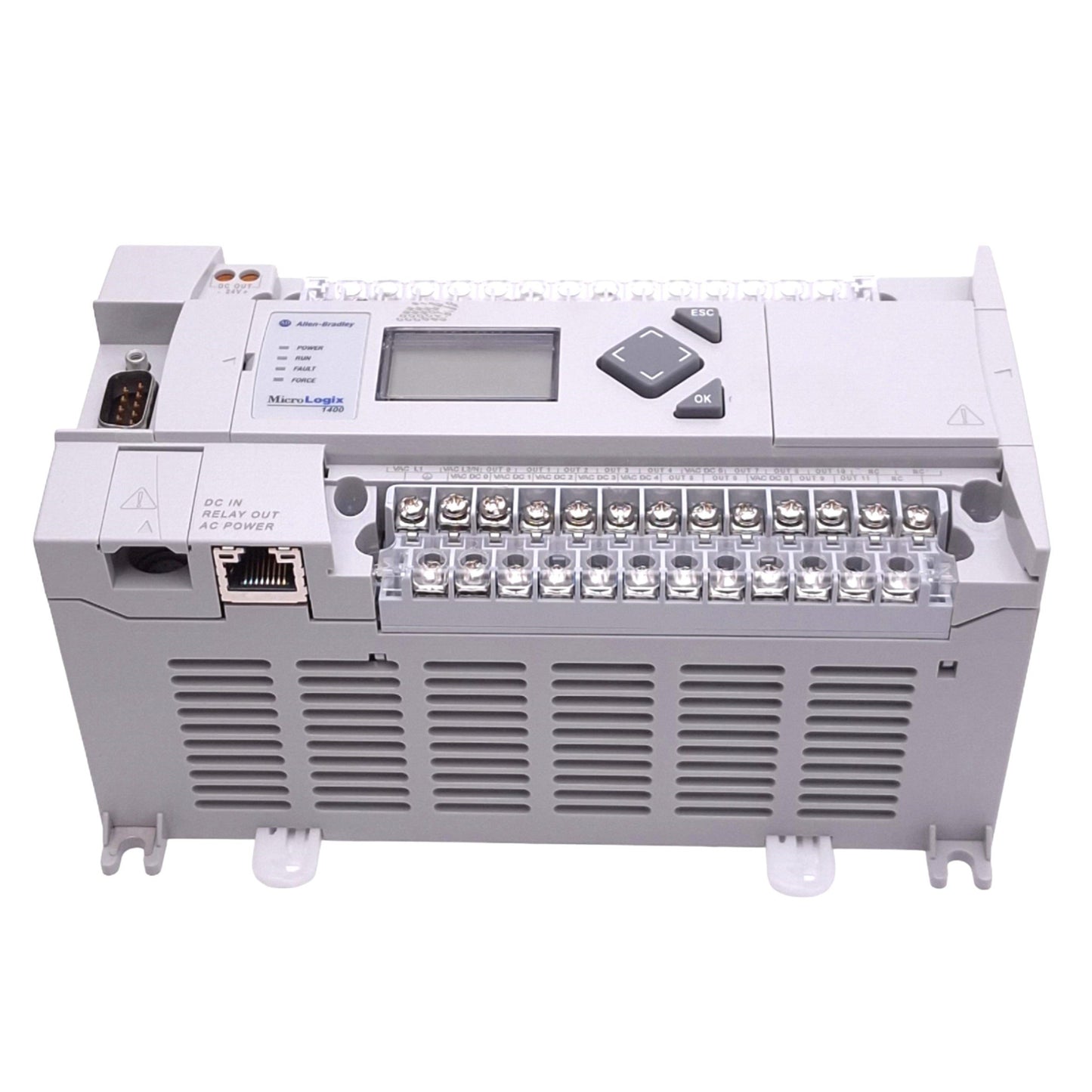 Used Allen Bradley 1766-L32BWA MicroLogix 1400 Controller, 32-Point, 1440VA Max