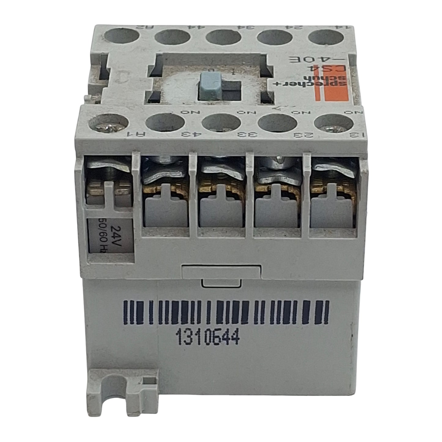 Used Sprecher+Schuh CS4-40E-24 Control Relay, 4N.O., 16A 500VAC, 24VAC Coil