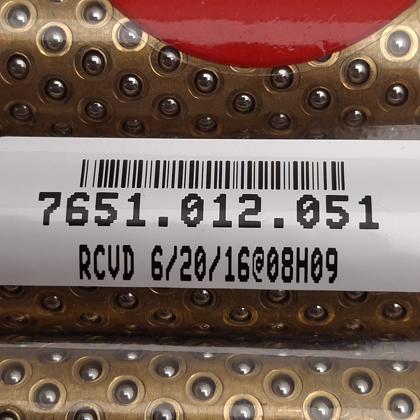 New Agathon 7651.012.051 Brass Ball Cage, ø12mm ID, ø16mm OD, 51mm Length, 192 Balls