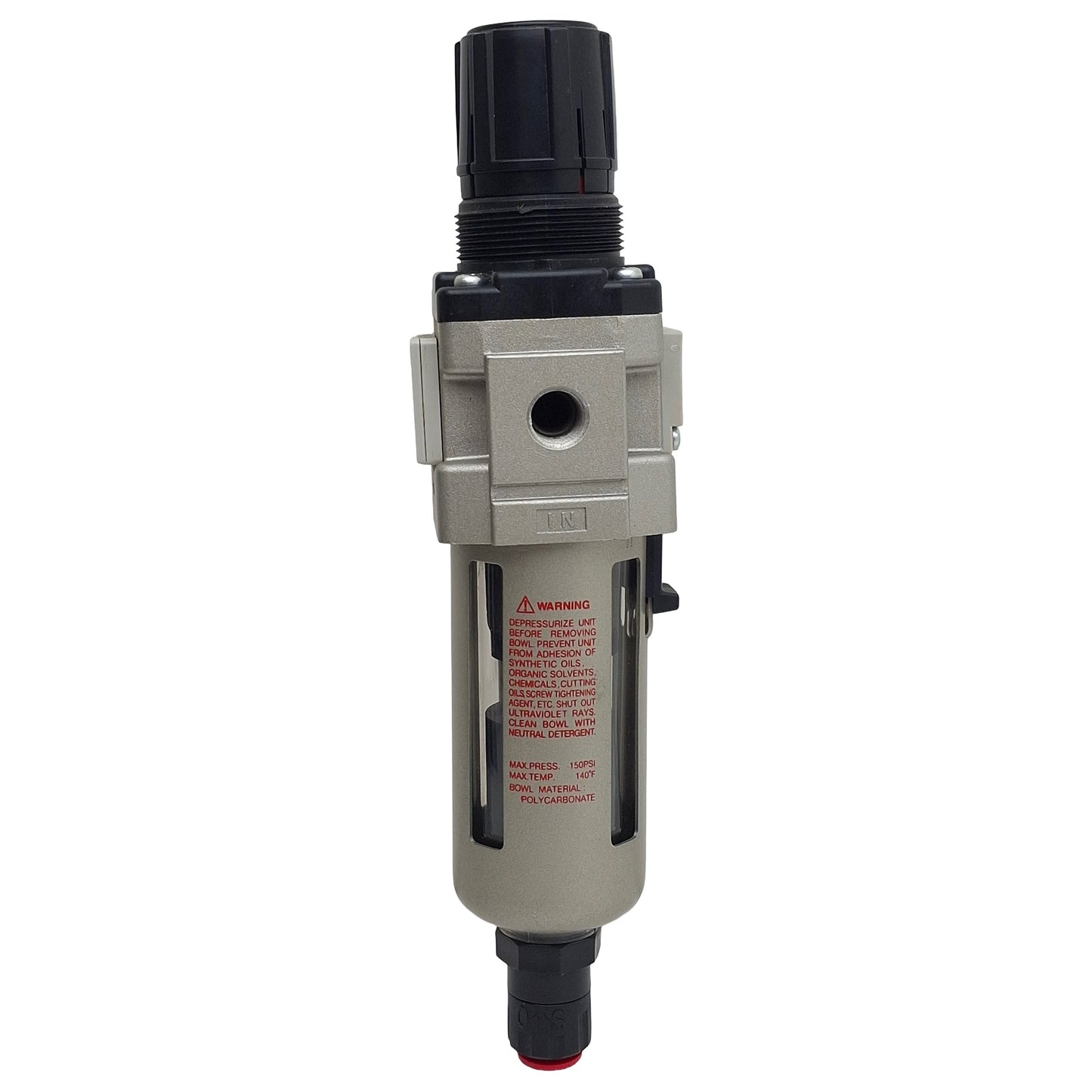 Used SMC AWD30-N02DE-Z Mist Separator Regulator, 12-125psi, 0.3µm, 1/4in NPT, ø3/8in