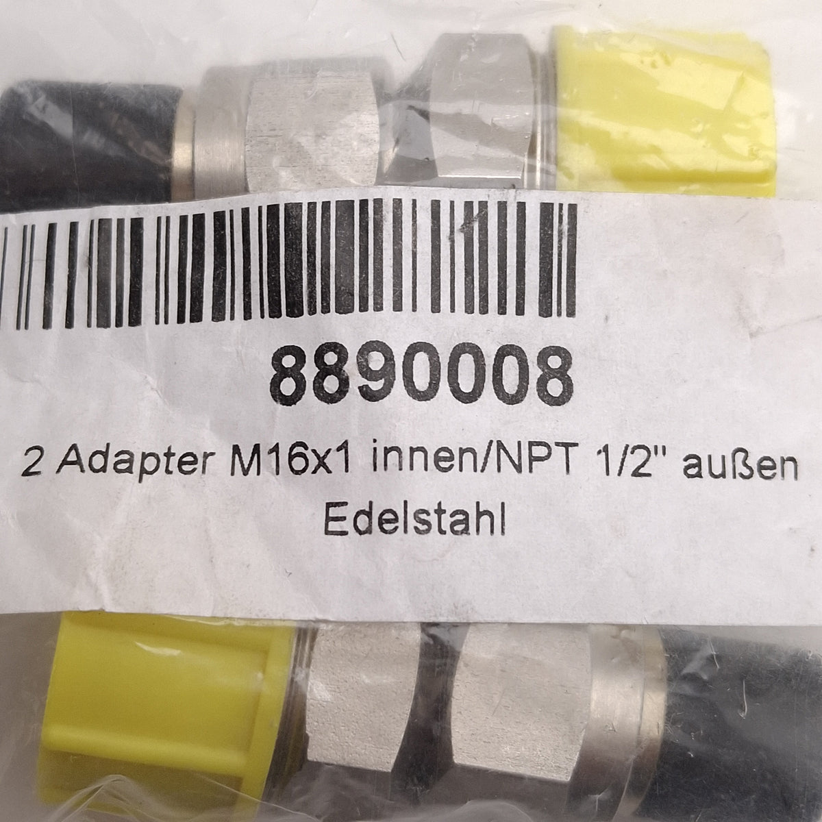 New Julabo 8890008 Stainless Steel Adapter Pair, M16x1 Male to 1/2in NPT Female