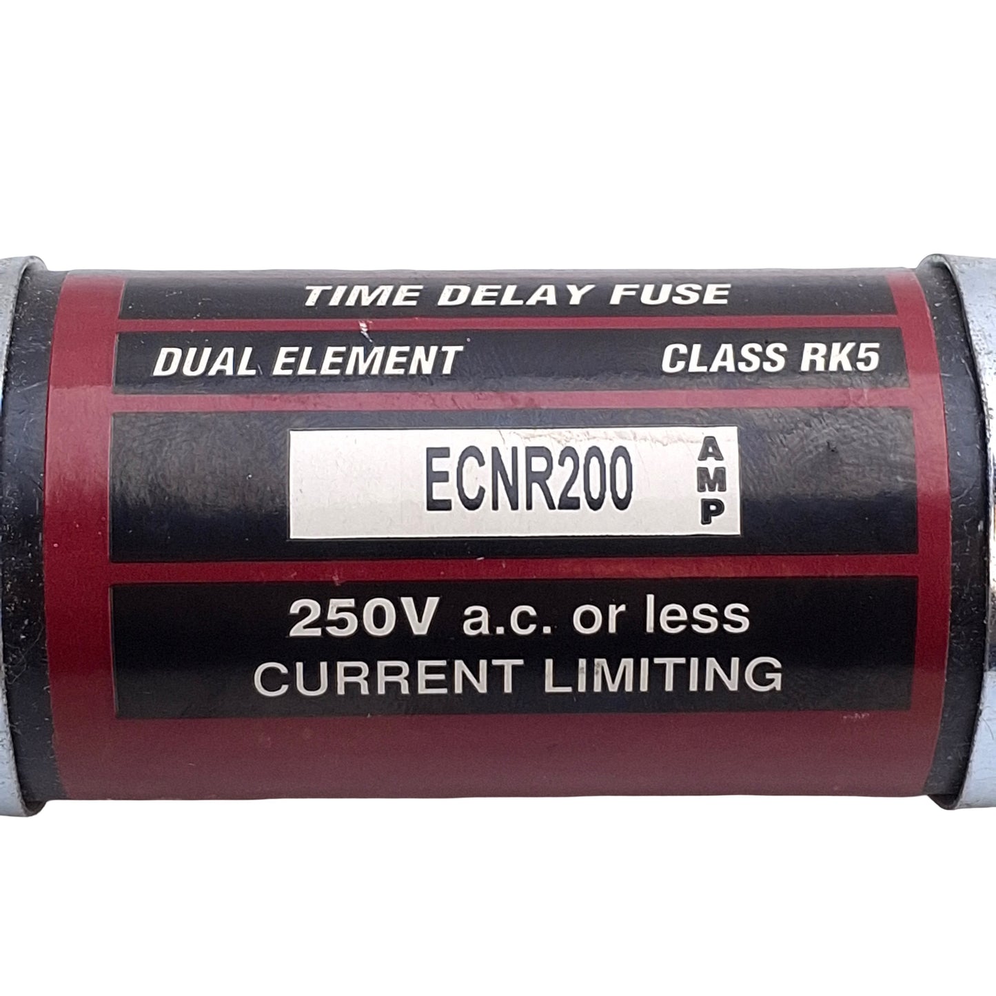 New – Open box Bullet ECNR200 Time Delay Fuse, 200 Amps, 250VAC, Class RK5
