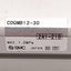 Used SMC CDQMB12-30 Compact Cylinder, ø12mm Bore, 50mm Stroke, 1.0MPa, M5x0.8 Ports
