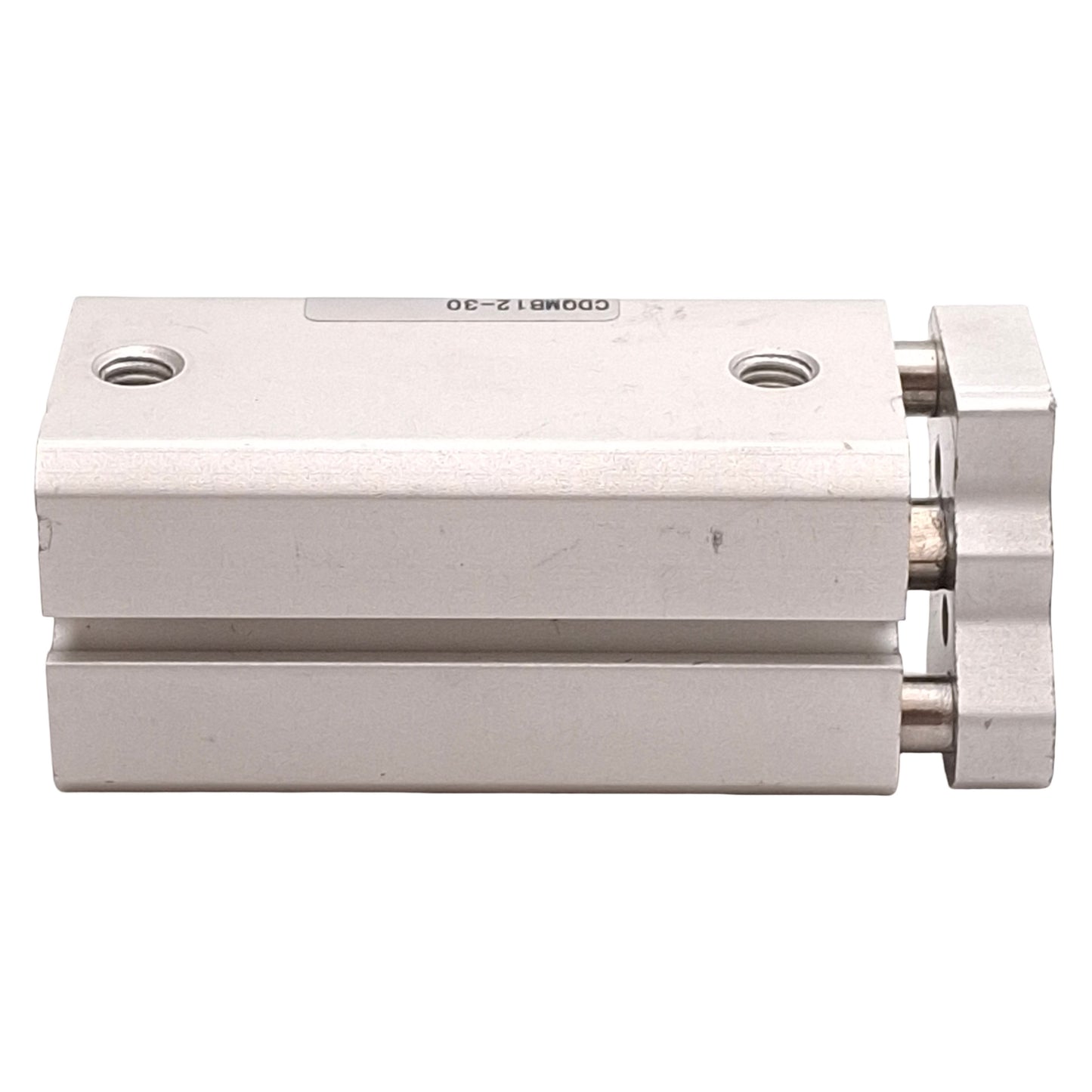 Used SMC CDQMB12-30 Compact Cylinder, ø12mm Bore, 50mm Stroke, 1.0MPa, M5x0.8 Ports