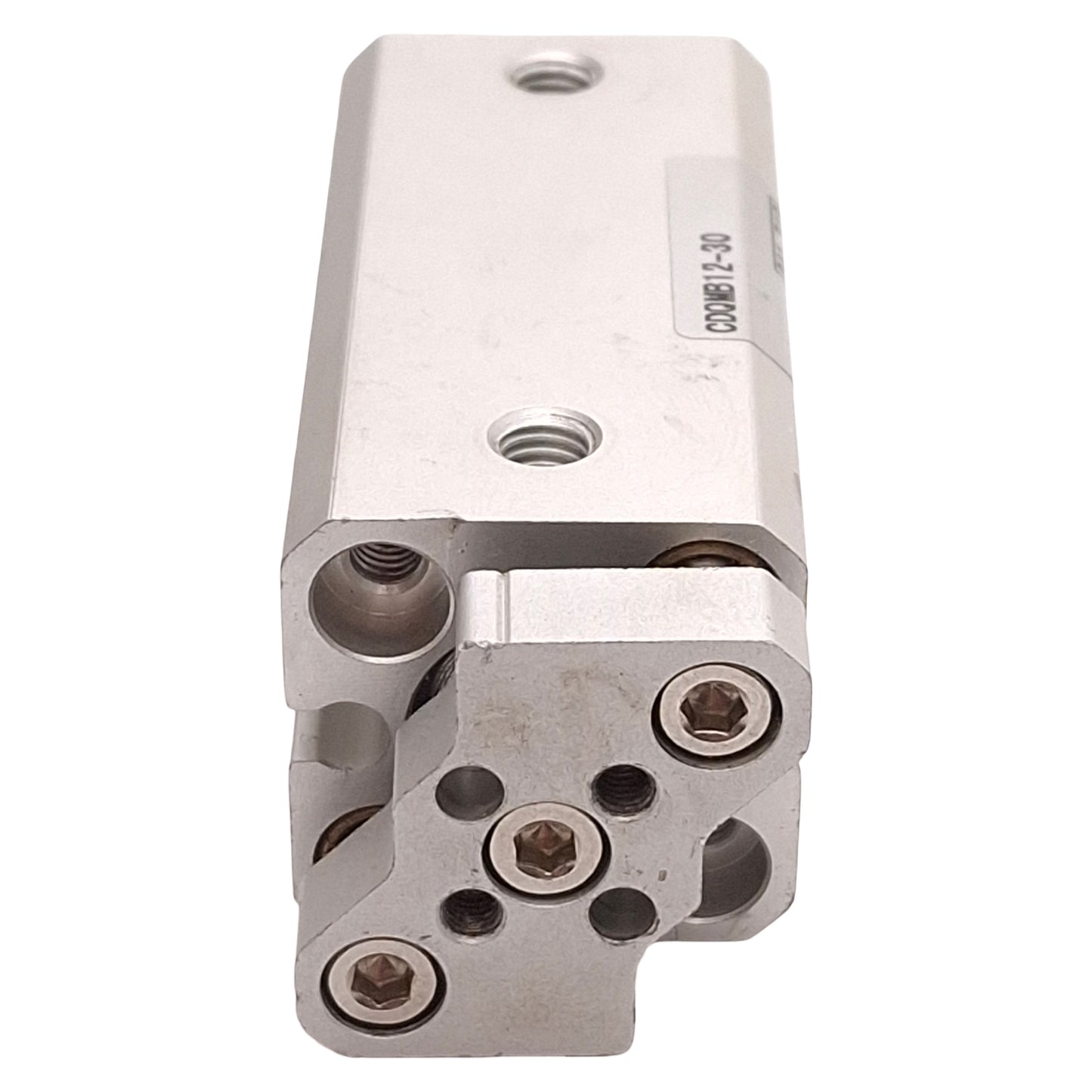 Used SMC CDQMB12-30 Compact Cylinder, ø12mm Bore, 50mm Stroke, 1.0MPa, M5x0.8 Ports