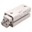Used SMC CDQMB12-30 Compact Cylinder, ø12mm Bore, 50mm Stroke, 1.0MPa, M5x0.8 Ports