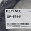 New Keyence OP-87441 Power I/O Cable, 12-Pin M12 Male to Flying Leads, 24VDC, 5m